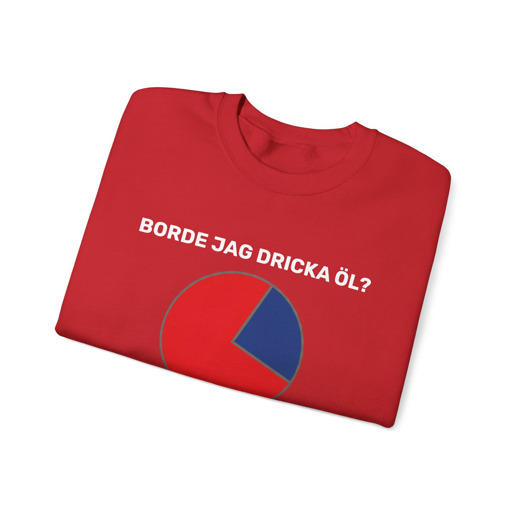 Sweatshirt - BORDE JAG DRICKA ÖL?