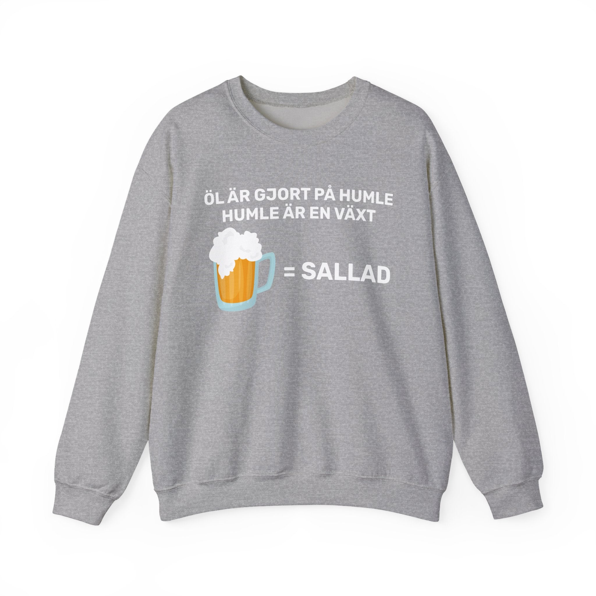 Sweatshirt - ÖL ÄR GJORT PÅ HUMLE