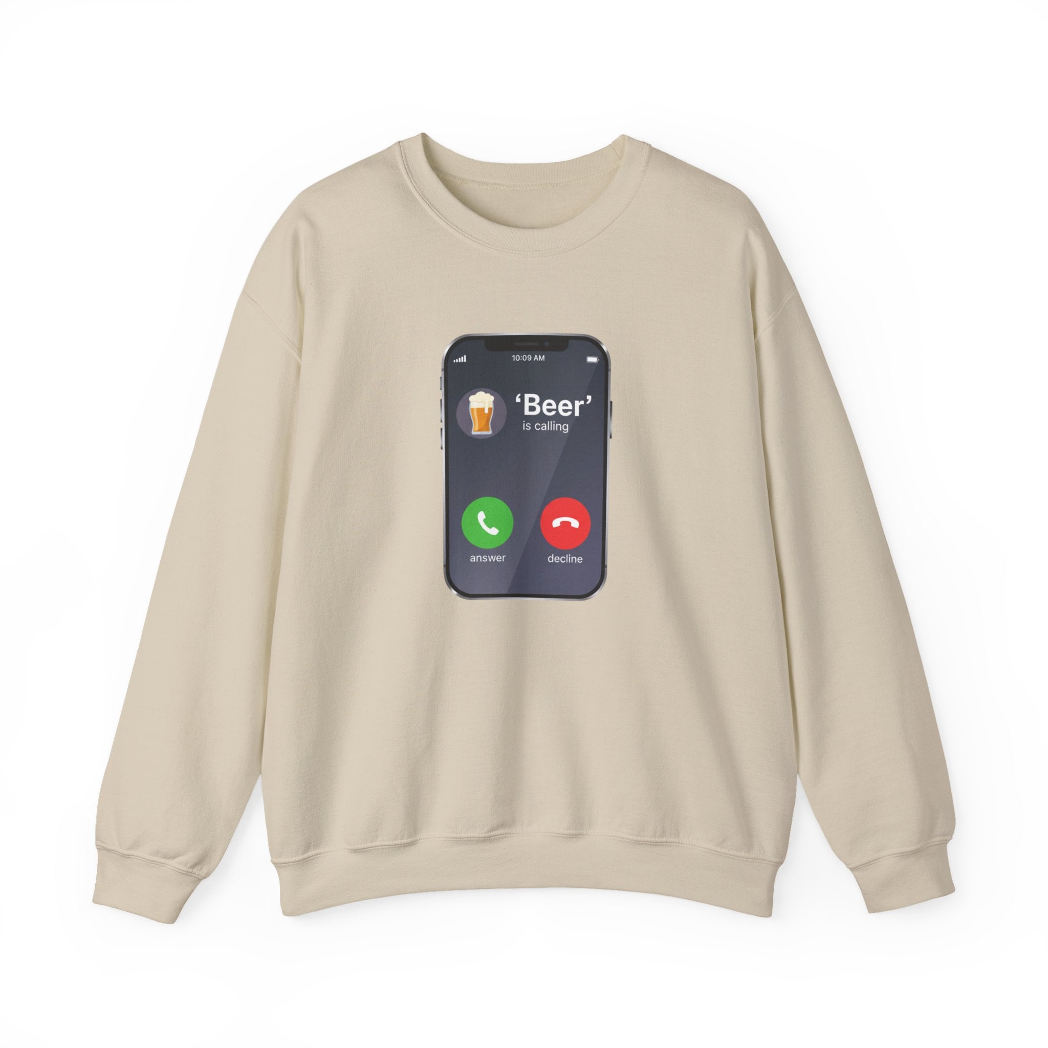 Sweatshirt - 'Beer is calling'