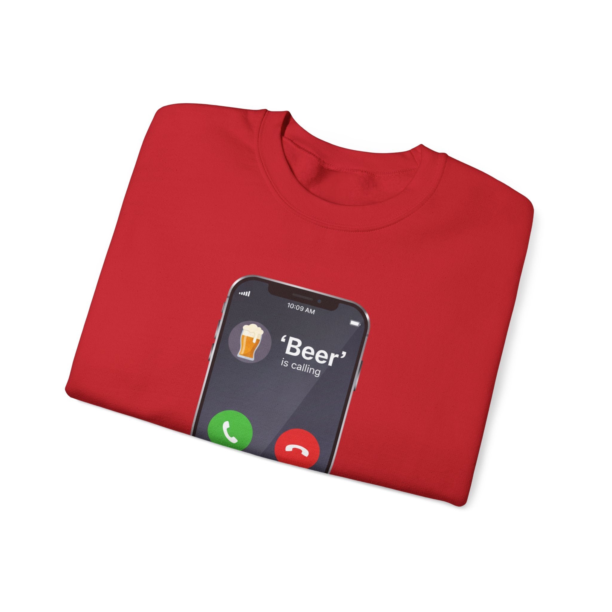 Sweatshirt - 'Beer is calling'