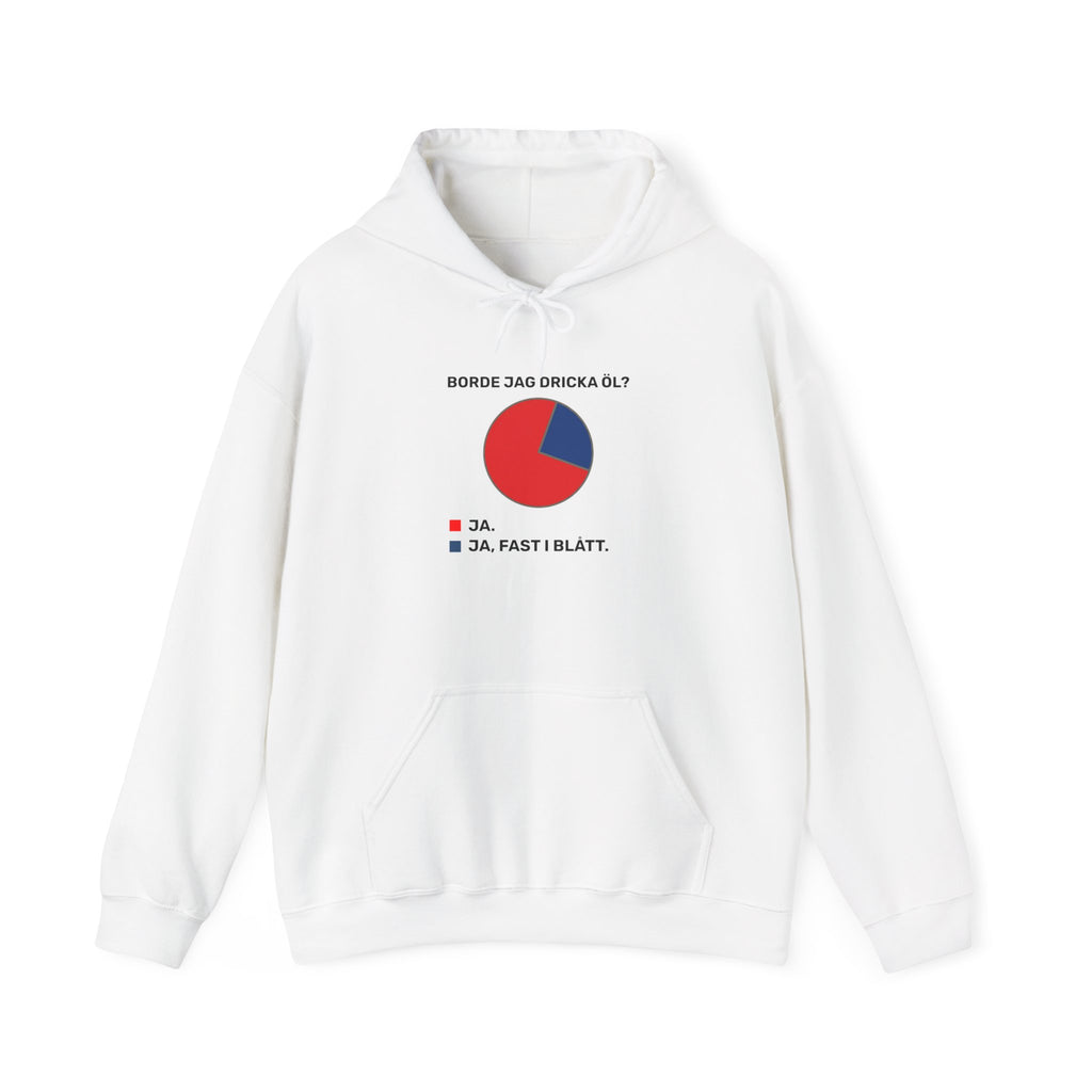 Hoodie - BORDE JAG DRICKA ÖL?