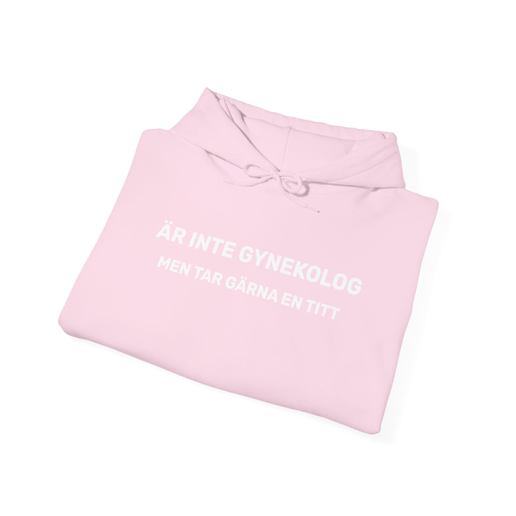 Hoodie - ÄR INTE GYNEKOLOG