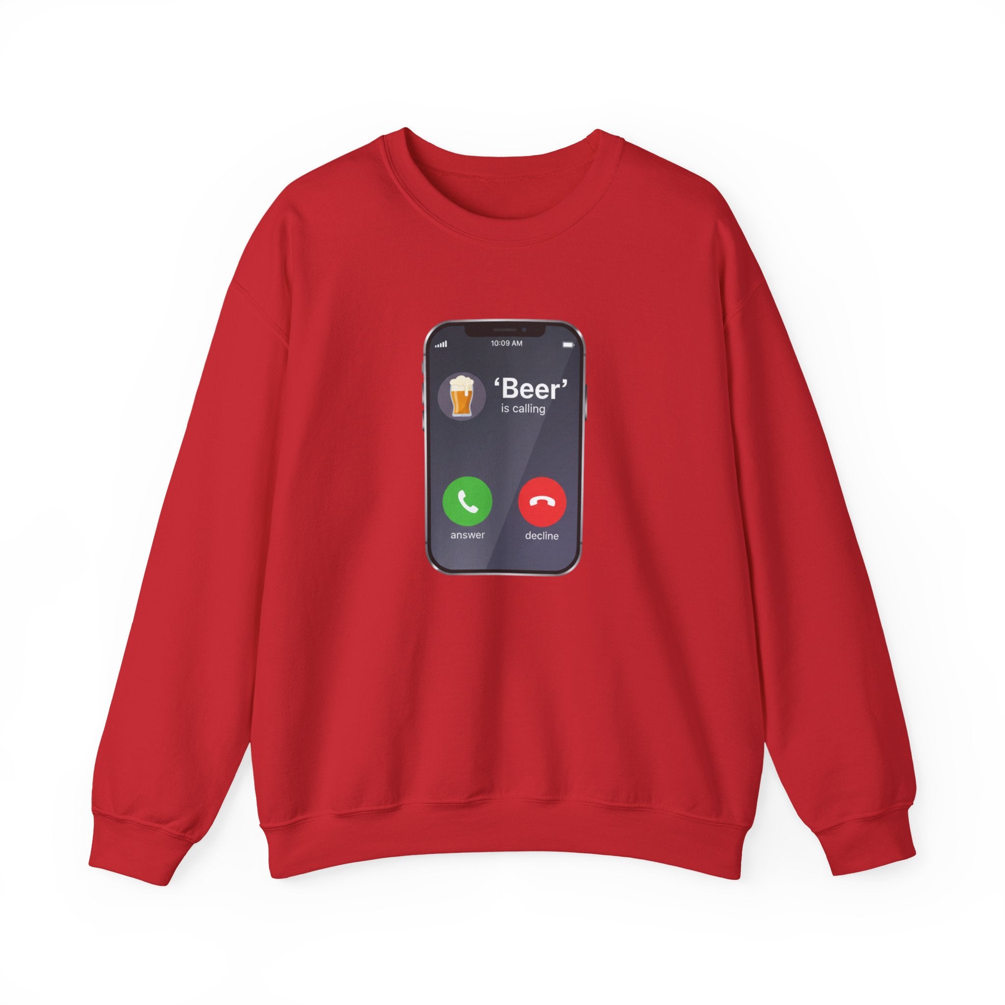 Sweatshirt - 'Beer is calling'