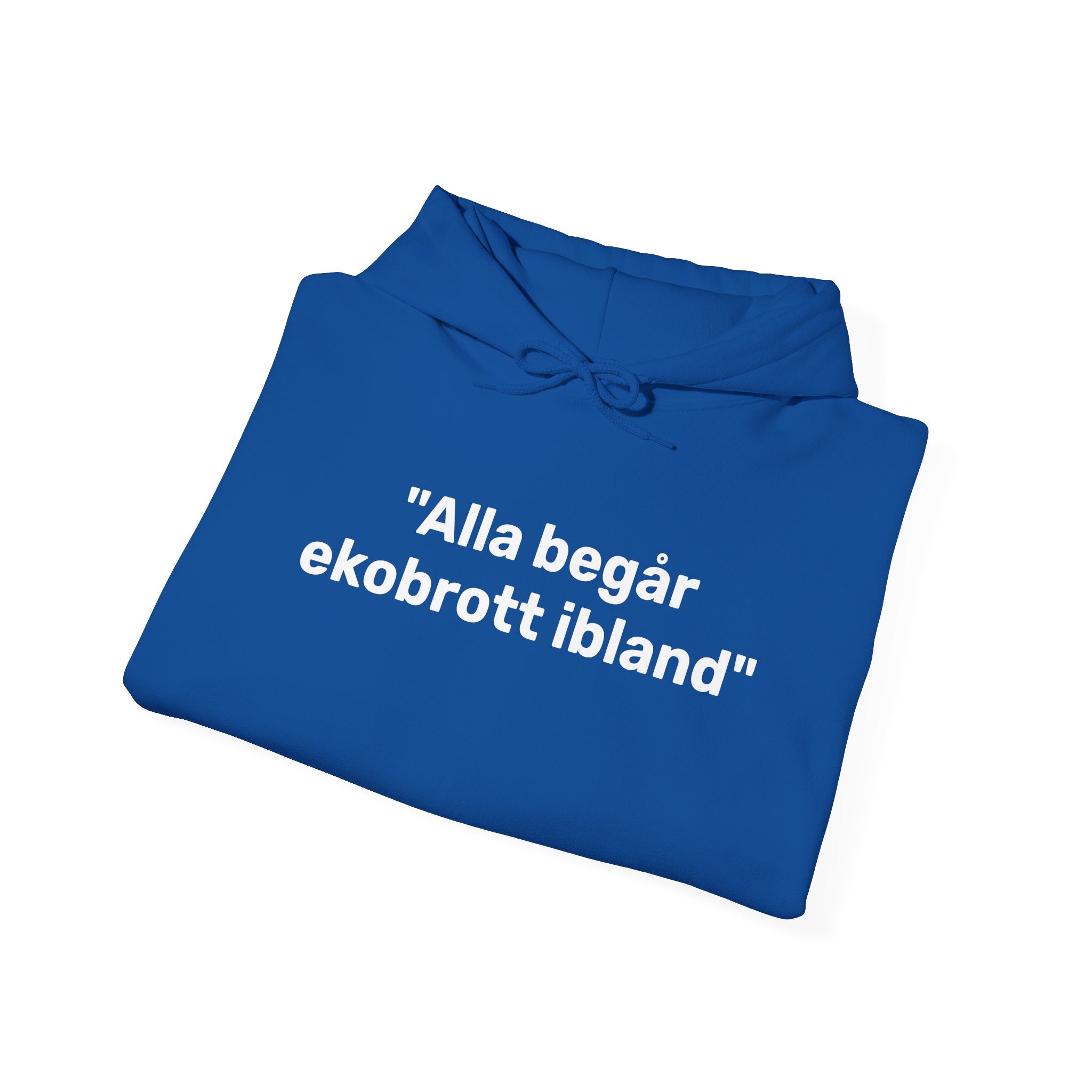 Hoodie - "Alla begår ekobrott ibland"