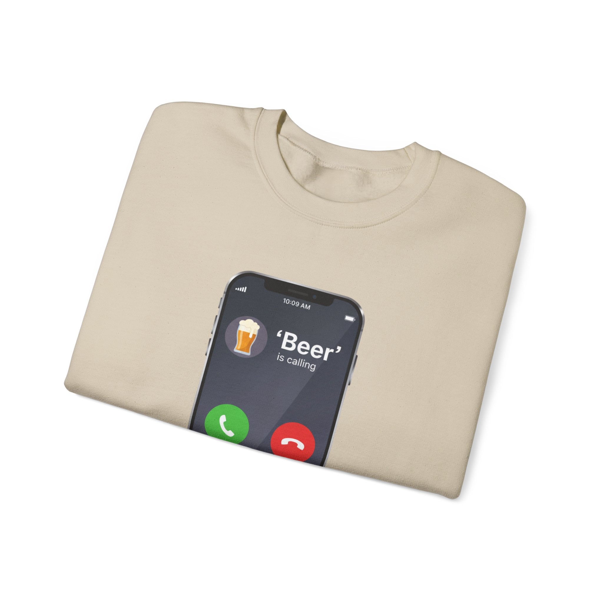 Sweatshirt - 'Beer is calling'