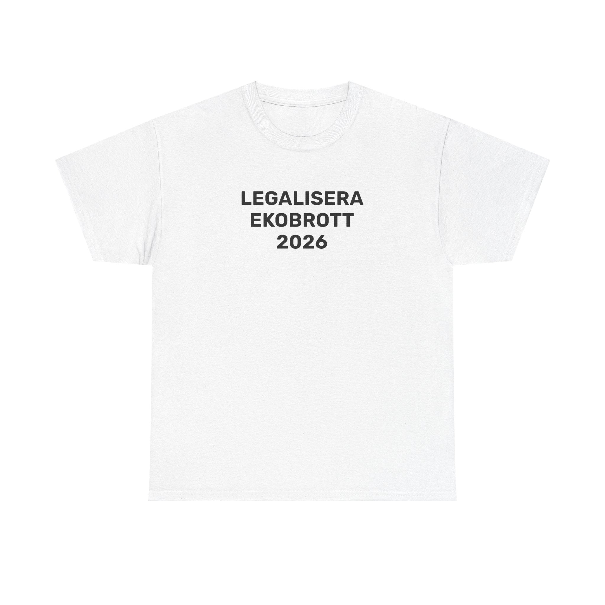 T-Shirt - LEGALISERA EKOBROTT 2026