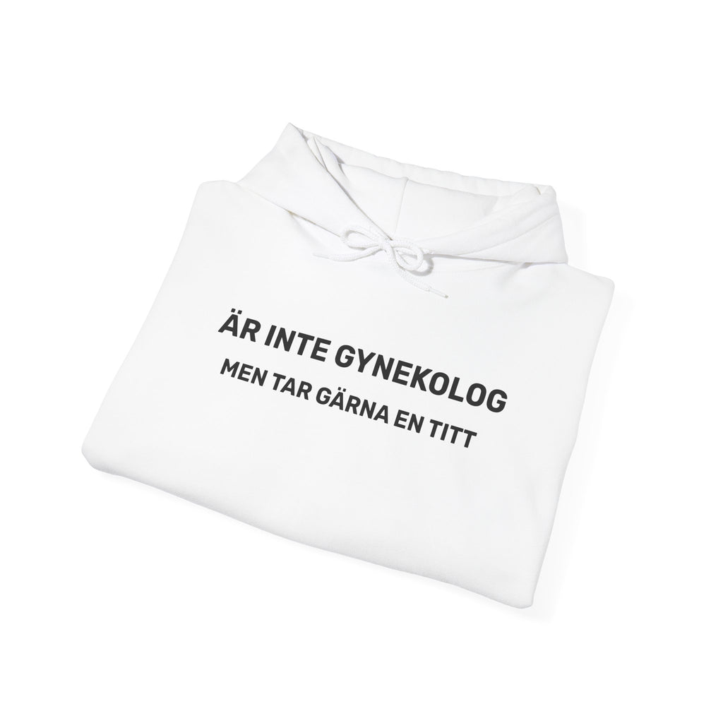 Hoodie - ÄR INTE GYNEKOLOG