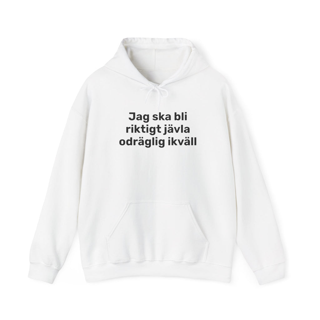 Hoodie - Jag ska bli riktigt jävla odräglig ikväll