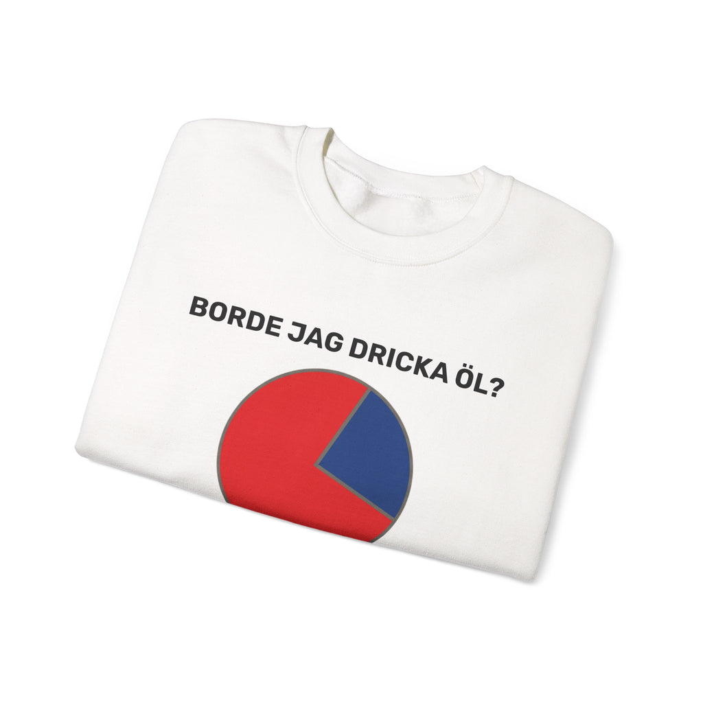 Sweatshirt - BORDE JAG DRICKA ÖL?