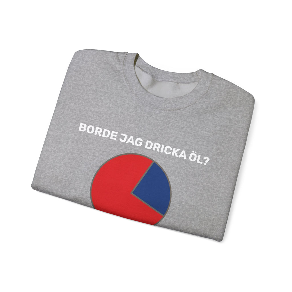 Sweatshirt - BORDE JAG DRICKA ÖL?