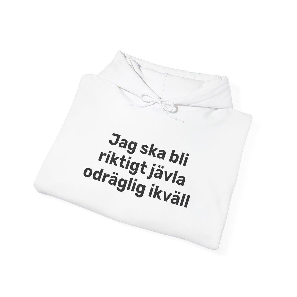 Hoodie - Jag ska bli riktigt jävla odräglig ikväll