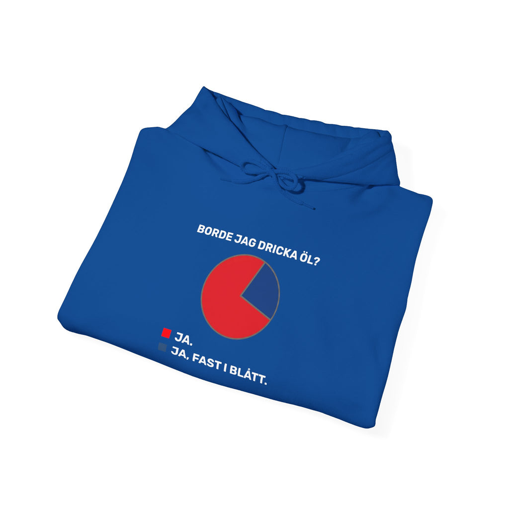 Hoodie - BORDE JAG DRICKA ÖL?