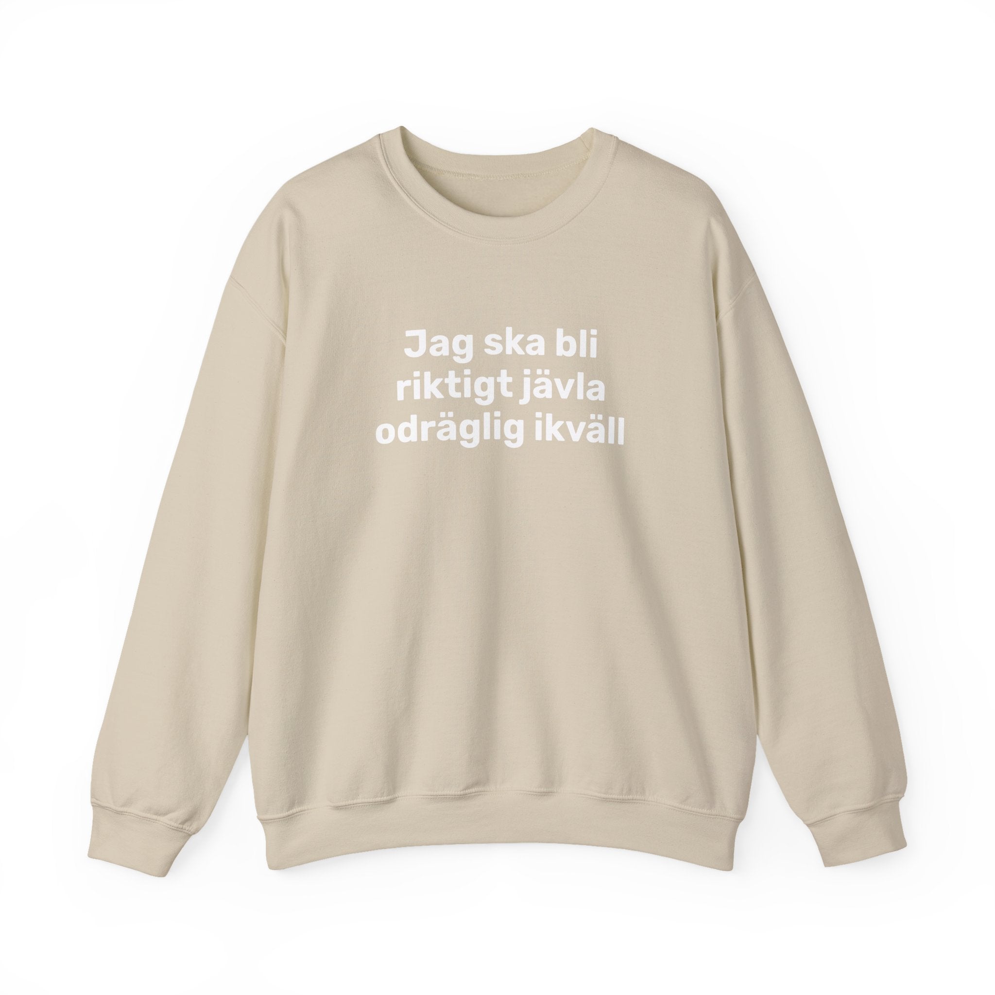 Sweatshirt - Jag ska bli riktigt jävla odräglig ikväll