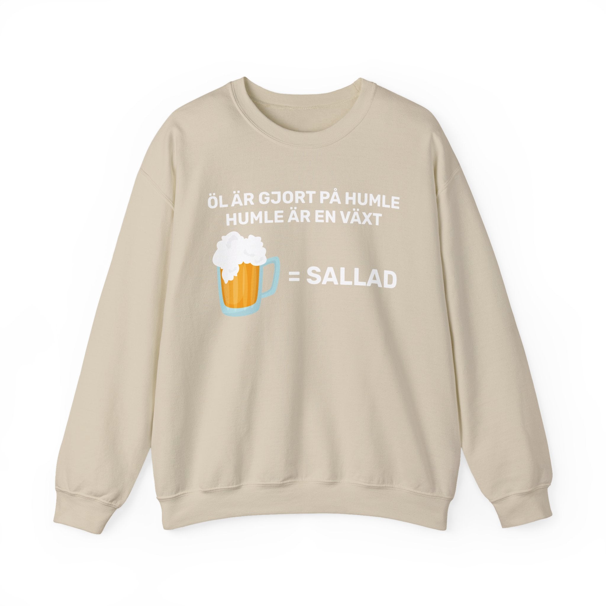 Sweatshirt - ÖL ÄR GJORT PÅ HUMLE