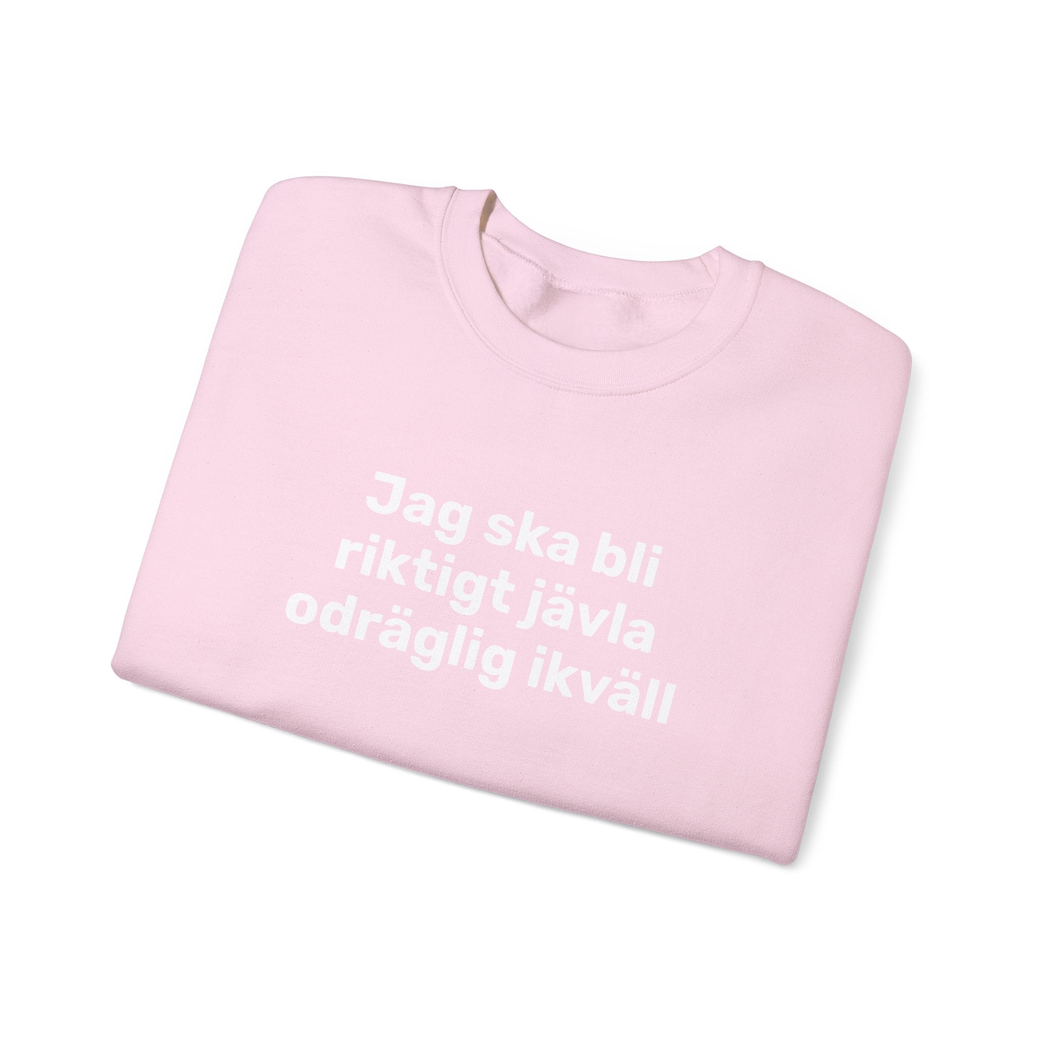 Sweatshirt - Jag ska bli riktigt jävla odräglig ikväll