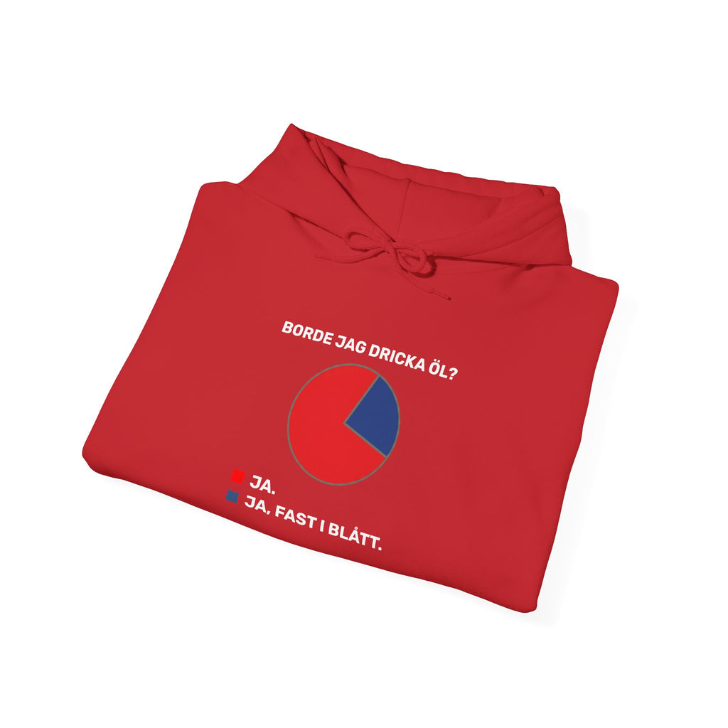 Hoodie - BORDE JAG DRICKA ÖL?