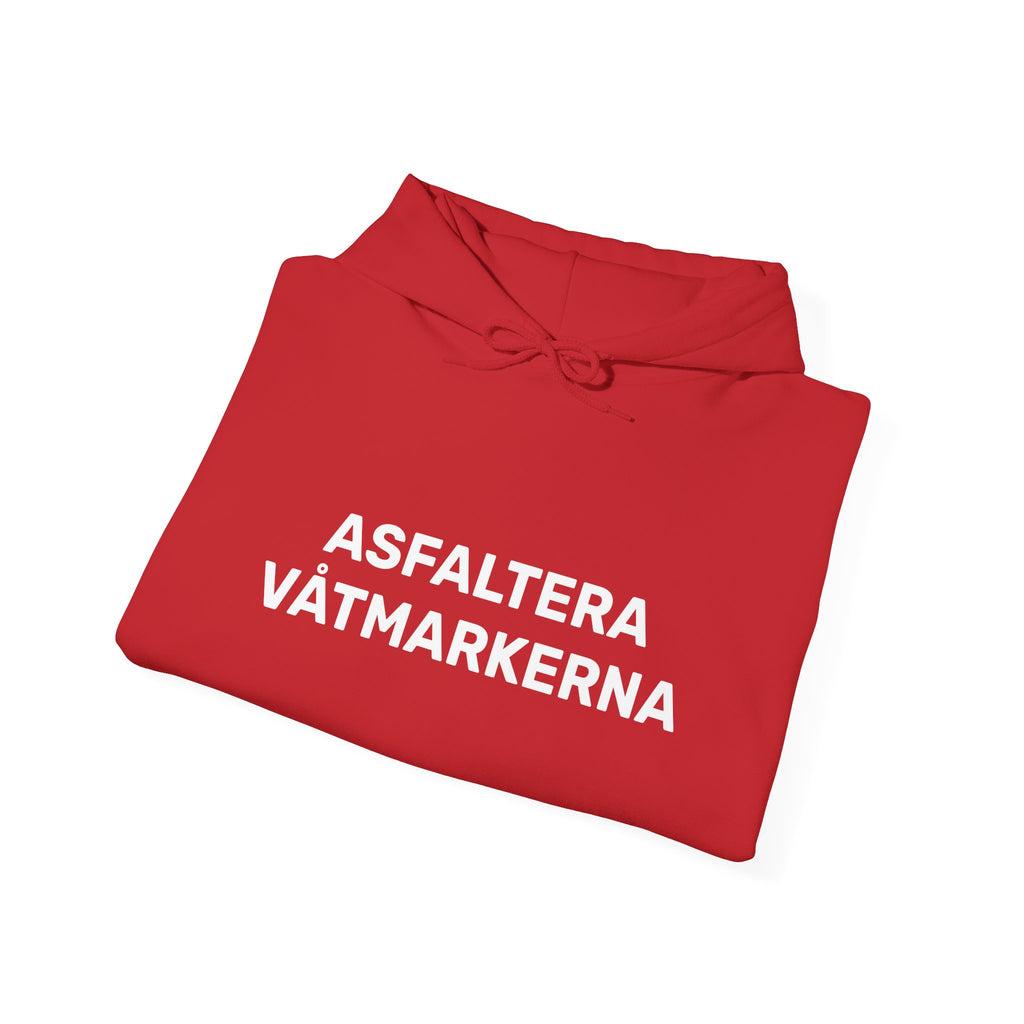 Hoodie - ASFALTERA VÅTMARKERNA