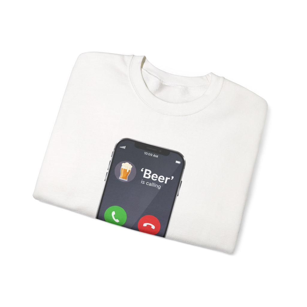 Sweatshirt - 'Beer is calling'