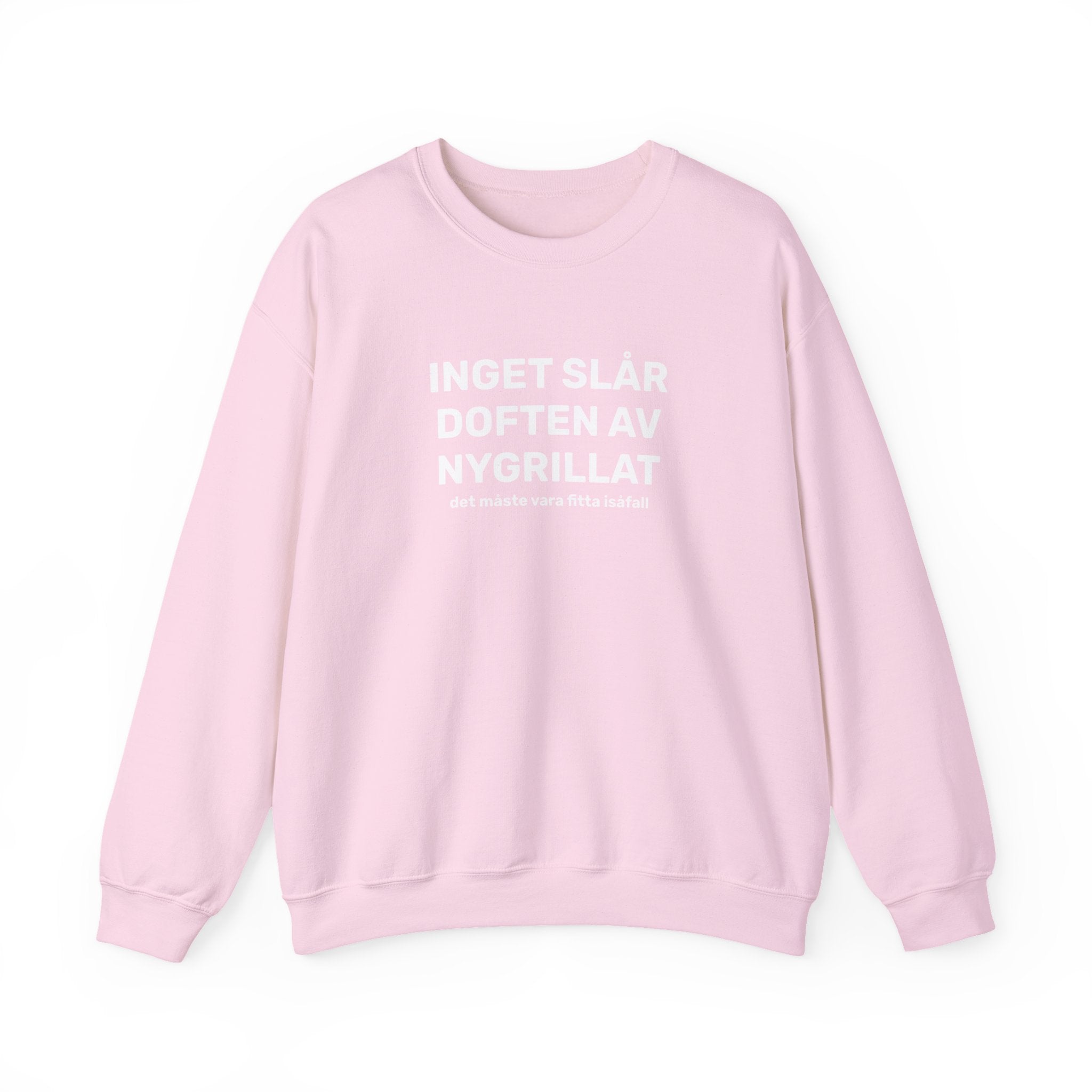 Sweatshirt - INGET SLÅR DOFTEN AV NYGRILLAT